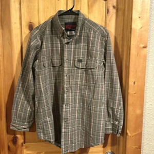 Wrangler Riggs Workwear Button Down Long Sleeve Vintage